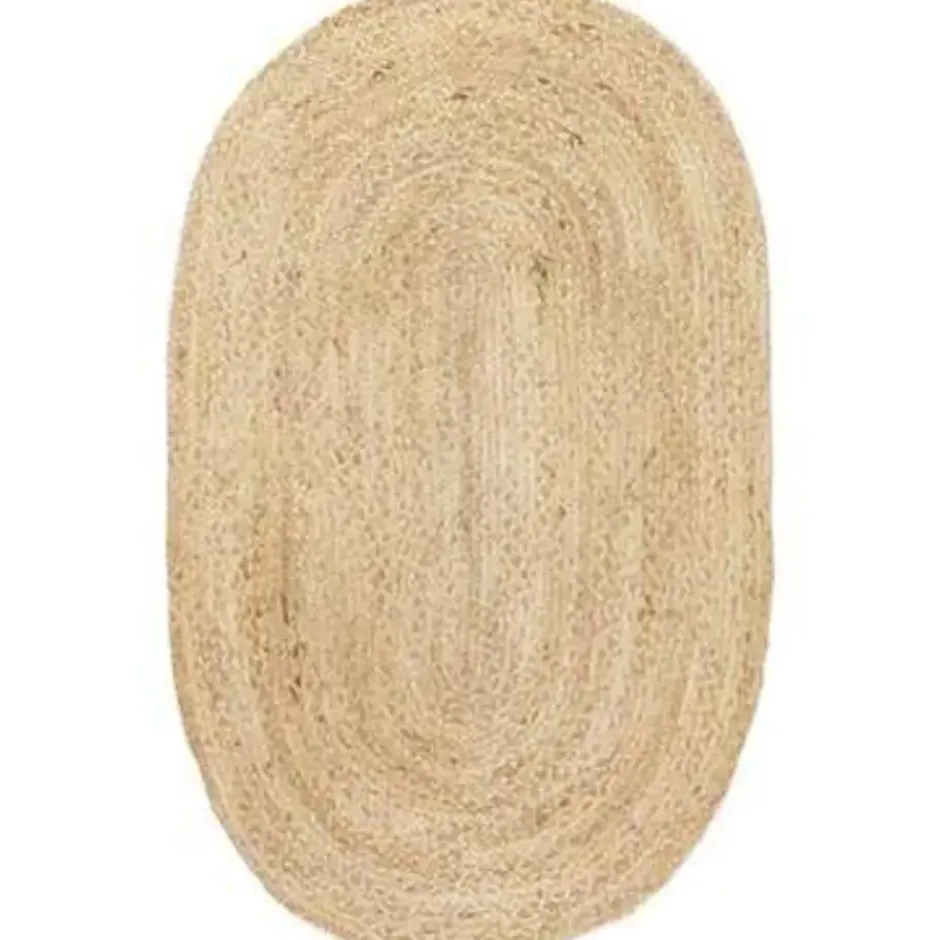 EVA Interior vloerkleed ovaal jute - naturel - 240 x 150 cm