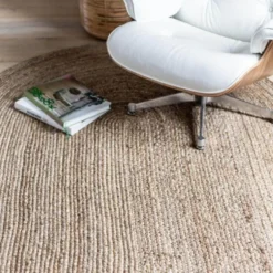 EVA Interior vloerkleed ovaal jute - naturel - 240 x 150 cm