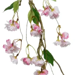 Everlands Bloemenslinger - bloesem - lichtroze - 130 cm