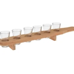 Excellent House Shotglaasjes houder - Bamboe - 45 cm