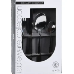 Excellent Houseware Bestekset - 16-delig - zilver - RVS