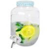 Excellent Houseware Drankdispenser/limonadetap - glas - 4 liter
