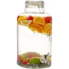 Excellent Houseware Drank dispenser/limonadetap - glas - 8 Liter