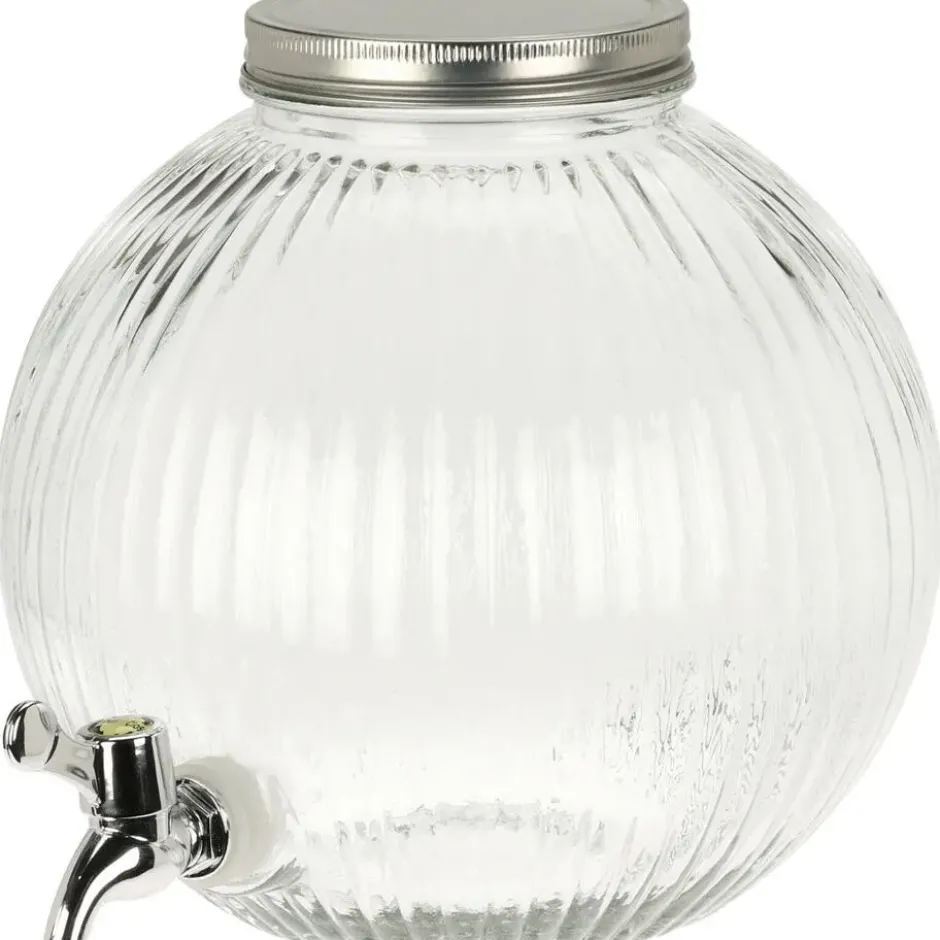 Excellent Houseware Drank dispenser Beverages Tap - 5.5 Liter - glas
