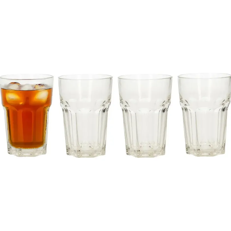 Excellent Houseware Drinkglazen set - 4x - 360ml - water glazen