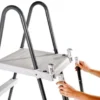 EXIT Zwembadtrap voor framehoogte van 107-127cm