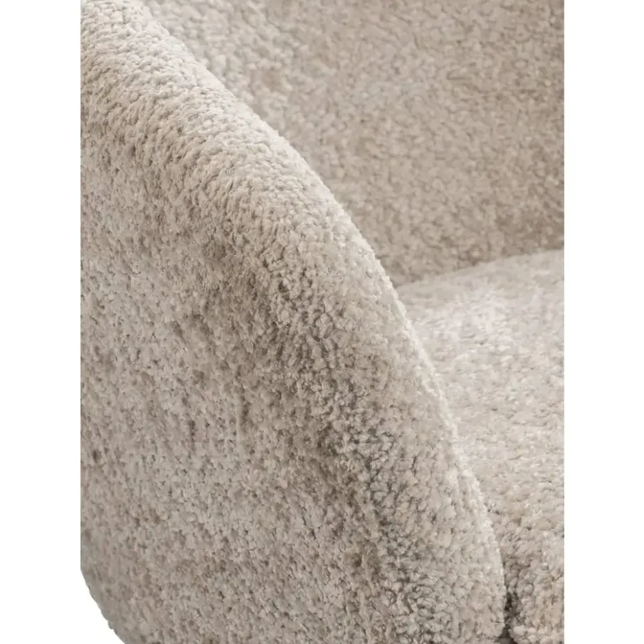 Fauteuil Cloe - stof - beige