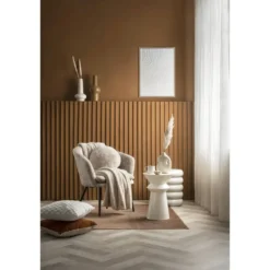 Fauteuil Cloe - stof - beige