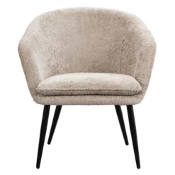 Fauteuil Cloe - stof - beige