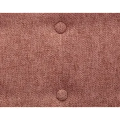 Fauteuil met rechte rugleuning VATELY - 1 plaats - Roze Stof
