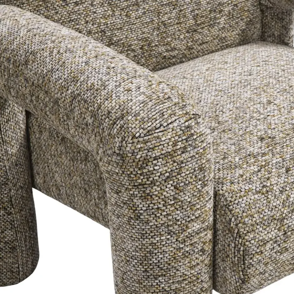 Fauteuil Puck - bruin melange