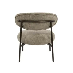 Fauteuil Zand Stof - Zithoogte 41cm - Round