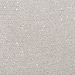 Feeeric Lights Placemat - zilver glitter - rond - D38 cm - jute