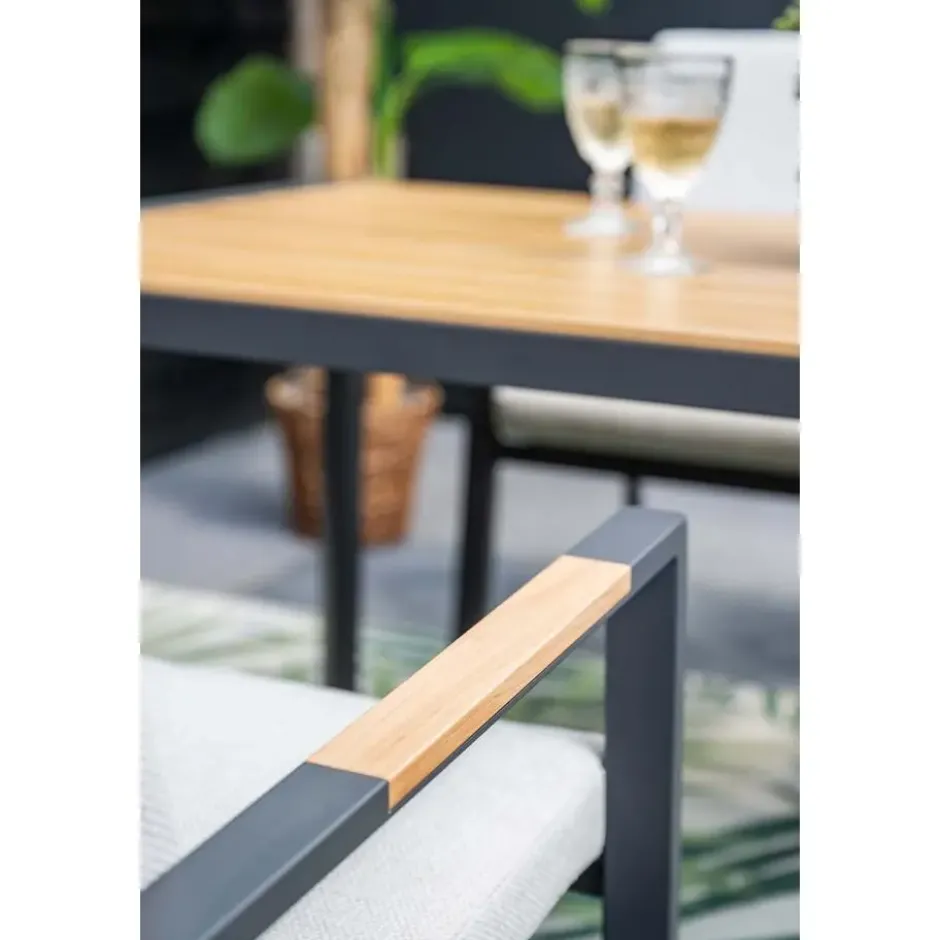 Felini 5-delige tuinset - 4 stoelen / tuintafel - Garden Impressions