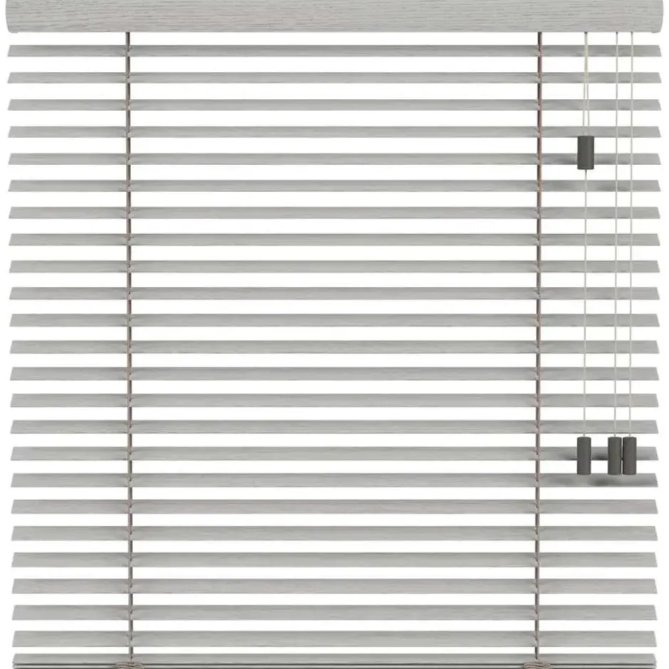 Fenstr bamboe jaloezie Miami 50mm - lichtgrijs (20018)