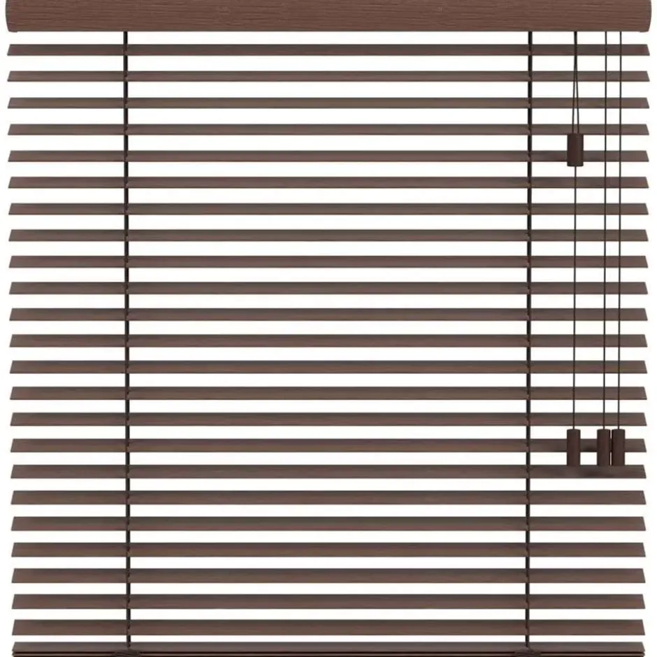 Fenstr bamboe jaloezie Tahiti 50mm - cacao bruin (30502)