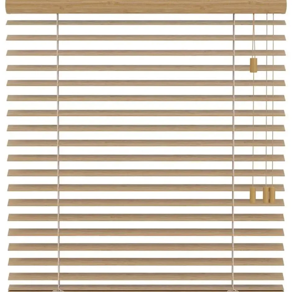 Fenstr bamboe jaloezie Tahiti 65mm - eiken (25901)