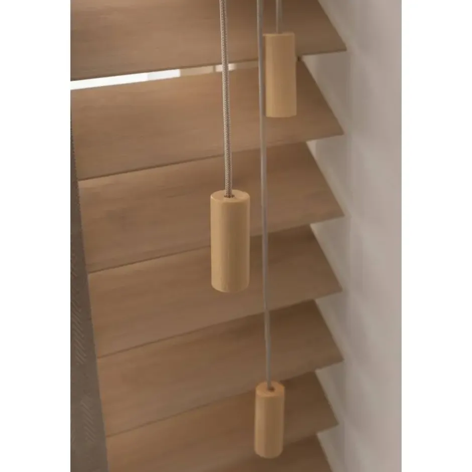Fenstr bamboe jaloezie Tahiti 65mm - licht eiken (25951)