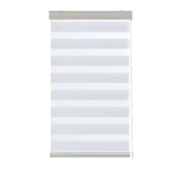 Fenstr duo-rolgordijn wit - 140x190 cm