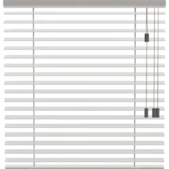 Fenstr houten jaloezie New York 65mm - lichtgrijs (20017)
