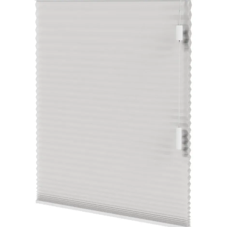 Fenstr plisségordijn Boston dubbel 25mm lichtdoorlatend - off-white (10716)