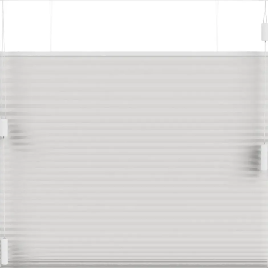 Fenstr plisségordijn Boston dubbel 25mm lichtdoorlatend - off-white (10716)