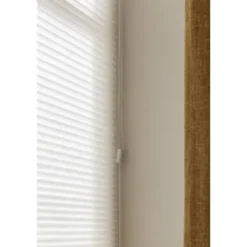 Fenstr plisségordijn Boston dubbel 25mm lichtdoorlatend - off-white (10716)