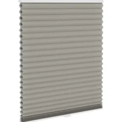 Fenstr plisségordijn Chicago dubbel 45mm verduisterend - taupe (30027)