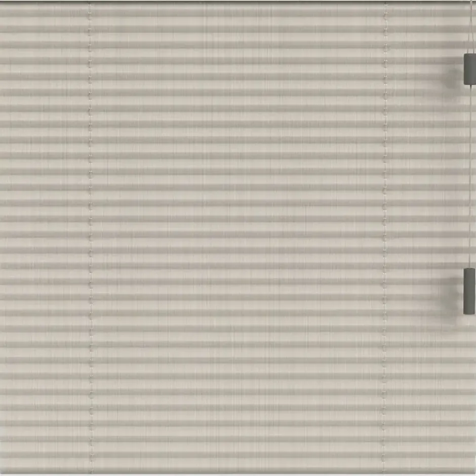 Fenstr plisségordijn Lille enkel 20mm transparant - crème (25004)