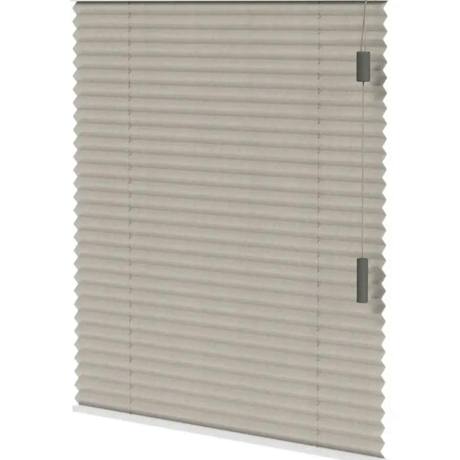 Fenstr plisségordijn Lille enkel 20mm transparant - crème (25004)