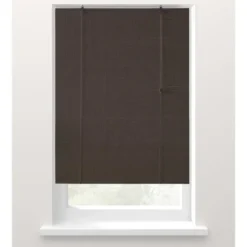 Fenstr rolgordijn bamboe antraciet - 100x180 cm