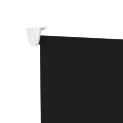 Fenstr rolgordijn lichtdoorlatend zwart - 180x190 cm