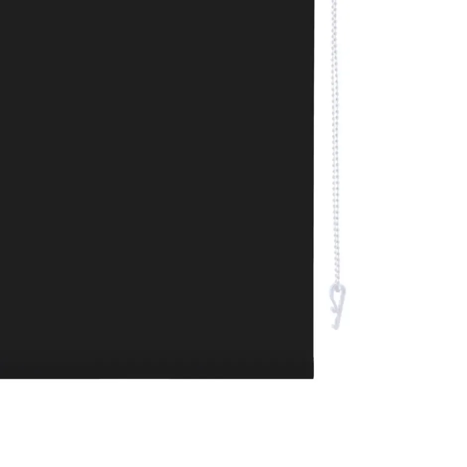 Fenstr rolgordijn lichtdoorlatend zwart - 180x190 cm