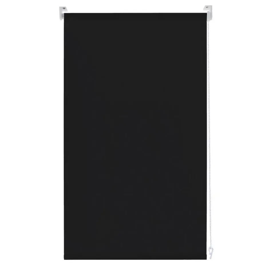 Fenstr rolgordijn lichtdoorlatend zwart - 60x190 cm