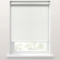 Fenstr rolgordijn Lucca lichtdoorlatend - wit (10025)