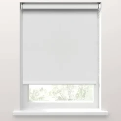 Fenstr rolgordijn Rimini screen - wit (10028)
