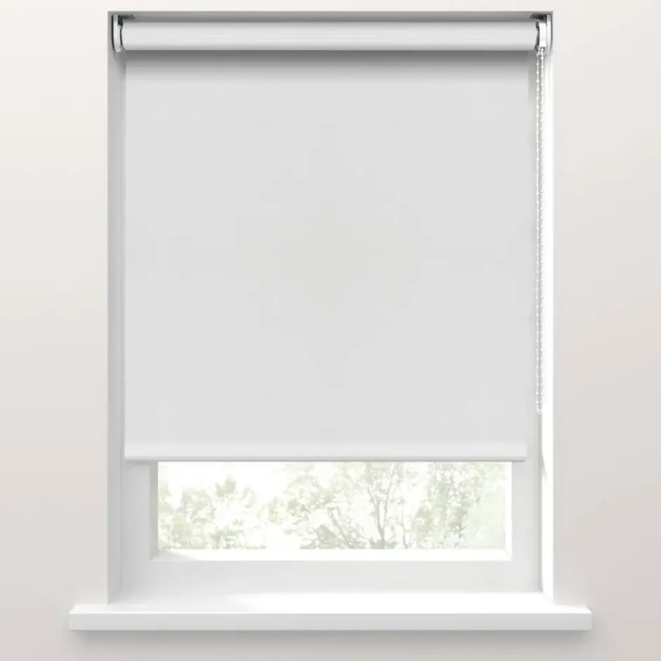 Fenstr rolgordijn Rimini screen - wit (10028)