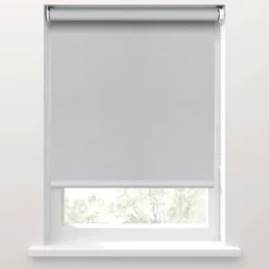 Fenstr rolgordijn Rimini screen - wit grijs (10029)