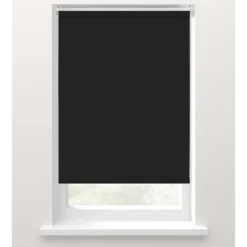 Fenstr rolgordijn verduisterend zwart - 150x190 cm