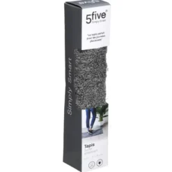 5Five Deurmat - zwart - absorberend - droogloopmat - 70 x 45 cm