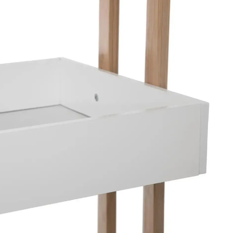 5Five Doucherekje/badkamerrekje - bamboe - 4 lagen - 40 x 30 x 87 cm