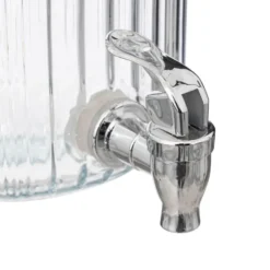 5Five Drank/water/sap dispenser Marbella - 3.8 Liter - deco glas