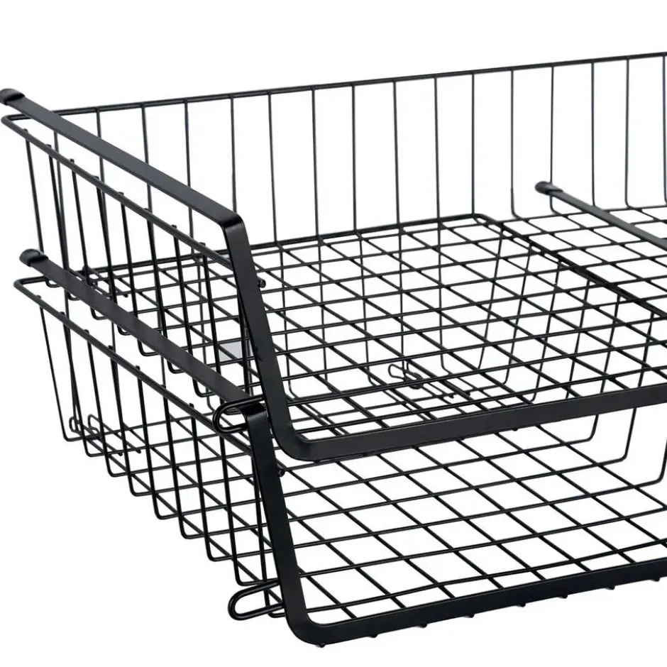 5Five Hangmand voor kast - metaal - 31 x 31 x 12 cm - zwart