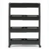 5Five Keuken/badkamer trolley 4 laags - 37 x 15 x 79 cm - zwart