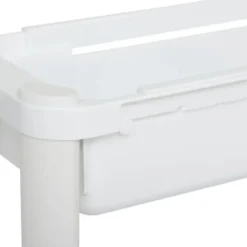 5Five Keuken/badkamer trolley 4 laags - 37 x 15 x 79 cm - wit