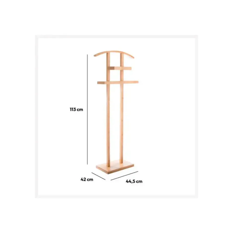 5Five Kledingrek Dressboy - staand - bamboe - 113 cm