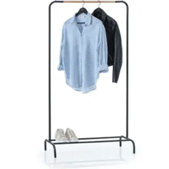 5Five Kledingrek - enkele stang - metaal - 82 x 40 x 151 cm