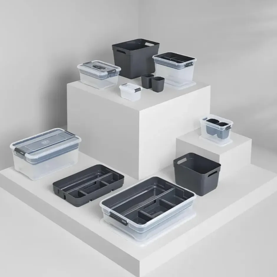 5Five Opbergkist met deksel - Box - 26L - 58x39x18 cm