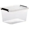 5Five Opbergkist met deksel - Clip Box - 2L - 19x15x11 cm