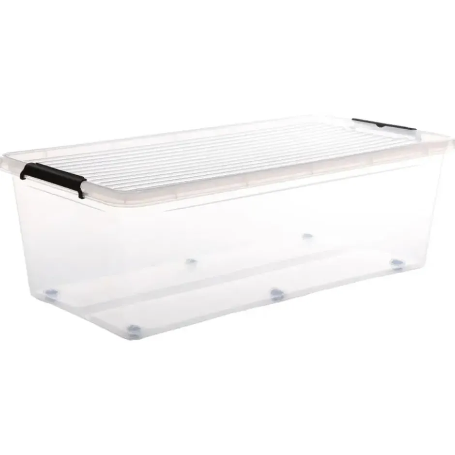 5Five Opbergkist met deksel - Clip Box - 55L - 76x39x25 cm